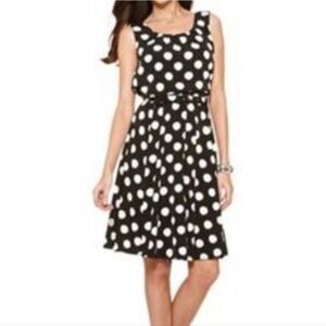 Alfani Bold Polka Dot Dress. Country Club, Girl Next Door, Classic